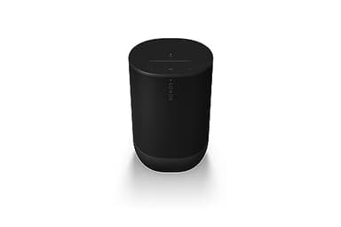 Sonos Move 2 | Enceinte Nomade sans Fil avec Wi-FI, Bluetooth, Compatible avec Amazon Alexa, 24 Heures d'autonomie, Socle de Charge sans Fil - Noir