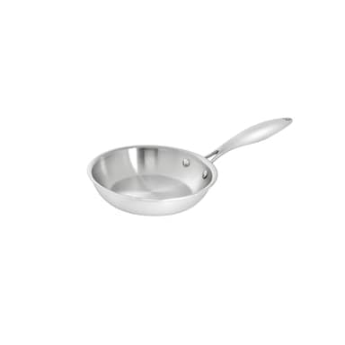 TeCuisine – Poêle Inox 18/10 Triply – 18 cm – Sans Revêtement – Sans PFAS, PFOA, PTFE – Compatible Tous Feux Dont Induction – Manche Riveté Froid – Cuisson Saine et Durable