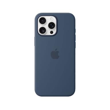 Apple Coque en Silicone avec MagSafe pour iPhone 16 Pro Max - Denim ​​​​​​​