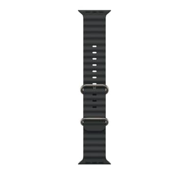 Apple Watch Band - Ocean Band - 49 mm - Noir - One Size