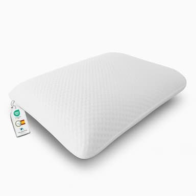 VALENTIA MEDICAL Oreiller Memoire Forme 60 cm - Oreiller Ergonomique Cervical - Housse Lavable et déhoussable + Coussin Orthopédique + Coussin Memoire Forme
