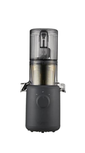 HUROM | Extracteur de jus | Extracteur à Jus de Fruits et Legumes | H310A | Presse à Froid | Moteur silencieux | Facile à nettoyer | Design compact | 220ml | 100 Watt | Sans BPA (Charcoal)