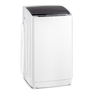 LEADZM Mini Machine à Laver lave linge 5KG, Puissance de 400W, Lave-linge avec Panneau de Commande Multifonction, avec Pompe de Drainage, pour Appartements Résidentiels