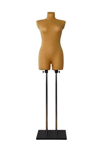 Lusoria Mannequin de couture féminin avec cuisses Beige (L/XL)