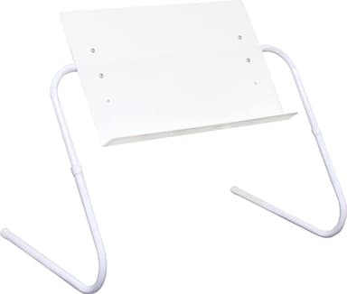 Support de Lecture - Support Livre - Piètement Métallique et tablette Inclinable - Élastique sur Tablette Permet de Tenir Livre Ouvert - Idéal pour Repos au Lit