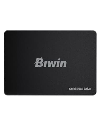Biwin M100 SATA 3.0 SSD 512 Go - jusqu'à 550 Mo/s en Lecture - 6 Go/s Disque à état Solide Interne 2,5" pour Ordinateur Portable et de Bureau - Rapide, Silencieux, résistant aux Chocs