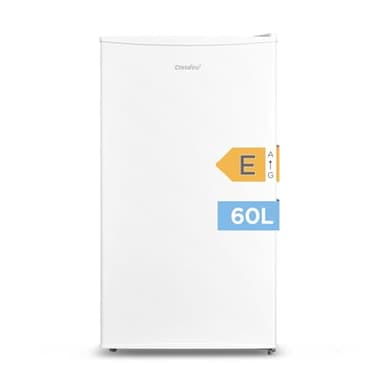 COMFEE' RCU60WH2(E) 60L Mini Congélateur, Monoporte, Température Réglable, Porte Réversible, Silencieux, Pose Libre, Blanc