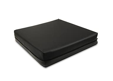 PEPE Mobility Coussin Fauteuil Roulant Anti Escarres (42x42x8 cm), Mémoire de Forme, Fessier Confort, Prévention Escarres, Noir - Fabriqué en Europe