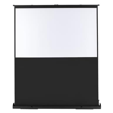170 X 200cm ÉCran de Projection 80" 16:9 HD Portable ÉCran Videoprojecteur Au Sol Projecteur éLectrique Toile LED Hauteur Réglable pour Home Cinéma