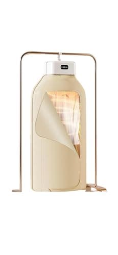 Generico Sèche-linge portable électrique compact pliable avec minuterie et protection UV, mini sécheuse silencieuse pour appartement, dortoir, chaussures, vêtements enfants