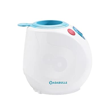 Badabulle Chauffe Biberon Easy(+) Pour Biberons & Petits Pots, Chauffe Rapide à la Vapeur, Utilisation Maison, Universel avec Anneau d'Adaptation, Arrêt Automatique
