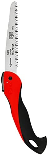 FELCO 600 Scie (lame de scie 16 cm, scie pliante coupe Ø 50 mm, longueur 350 mm, coupe tirante, scie pliante, scie pour arbres pour droitiers et gauchers)