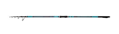 Mitchell Suprema SW Surf Tele, Canne à pêche, Canne à pêche, pêche Surfcasting Pêche, conçue et développée en Italie, Spinning en Eau salée, Unisexe, Noir/Bleu, 4,2 m | 180-250 g
