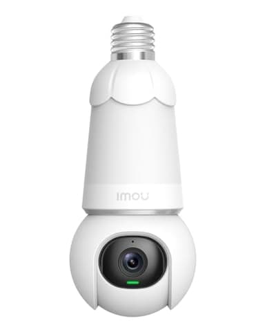 Imou Ampoule Camera Surveillance WiFi Exterieure sans Fil 2K(3MP), PTZ Caméra Extérieure IP, Détection de Personne AI, Suivi Intelligent, Vision Nocturne Couleur 30M, Audio Bidirectionnel