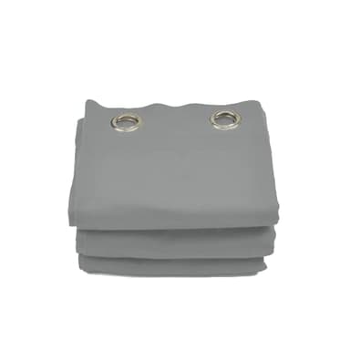 ACOUSPANEL Rideau Acoustique en Tissu Opaque Anti-Bruit, Coton Ignifuge Scénique 300g (Gris, 135L X 224H cm)