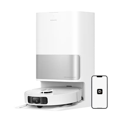 DREAME L10s Ultra Gen 2 Robot Aspirateur Laveur 10 000 Pa, Technologie MopExtend RoboSwing, Base Entièrement Automatique, Mode Animaux, 32 réglages de niveau d'eau, Système de lavage des sols DuoScrub