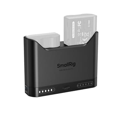 SMALLRIG EN-EL15c Chargeur de Batterie pour Nikon, 2 h Chargeur Double pour Appareil Photo, Port USB-C 22,5 W, pour Nikon ZR, Z6III, Zf, Z8, Z7II, Z7, Z6II, Z6, D850, D810, D780, D750, D500, D7500
