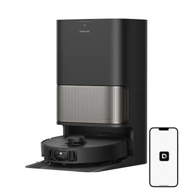 DREAME L40s Pro Ultra Robot Aspirateur, 19 000 Pa, Brosse Double HyperStream, Franchit 4 cm, Brosse latérale extensible et relevable, Nettoyage à la serpillière à l'eau chaude à 75°C,Auto-nettoyant3.0