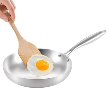 Meilleur ensemble de batterie de cuisine en acier inoxydable | Batterie de cuisine en acier inoxydable | Poêle profonde en acier inoxydable avec couvercle pour un usage domestique