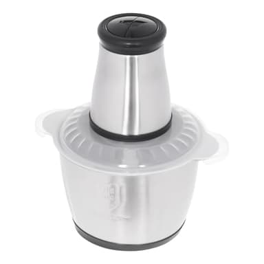 Donened Hachoir électrique de 3 l, 300 W, 2 vitesses, hachoir avec 4 lames en acier inoxydable, hachoir en acier inoxydable, pour viande, oignons, fruits, légumes