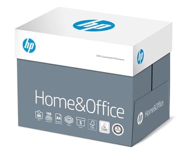 HP Home and Office - Papier Multifonction Blanc 80 g/m² A4 - Carton de 5 x 500 Feuilles