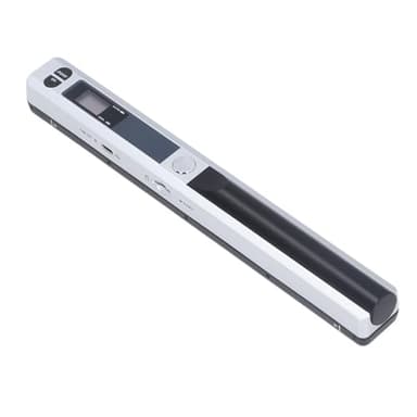 Scanner portable, scanner d'image portable 900 DPI avec sac de rangement, baguette de numérisation pour documents A4, images, pages, textes (argent)
