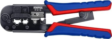 Knipex Pince à sertir pour fiches Western avec poignées multimatières 190 mm, 97 51 10