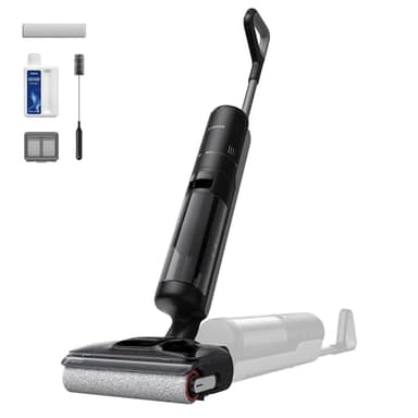 dreame H12 Pro FlexReach Aspirateur Laveur, portée à Plat à 180°, séchage 5 Min, Aspiration 18 000 Pa, Lavage à Chaud à 90 °C, Nettoyage Deux Bords, 50 Minutes de Nettoyage