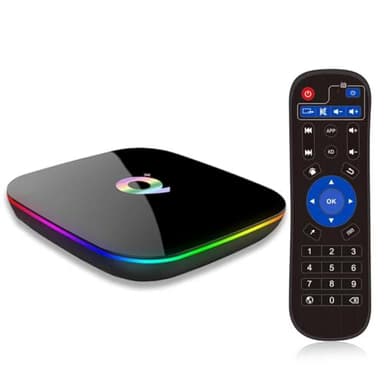 Pulsefell Android 10.0 TV Box, Smart TV Box 4GB RAM 32GB ROM H616 Quad-Core Cortex-A53 GPU, Boitier TV Android Support 6K Ultra HD WiFi 2.4GHz