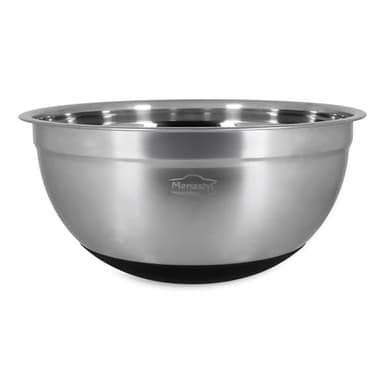 MENASTYL - Bol à mélanger en acier inoxydable 25cm 3.7l anti dérapant - 4615342