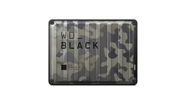 WD_Black P10 Game Drive 5 to, Disque Dur Externe Portable, USB 3.2 Gen 1, jusqu'à 130 Mo/s, Haute Performance, Fonctionne avec PlayStation, Xbox, PC et Mac, 1 Mois d’abonnement à Discord Nitro, Camo