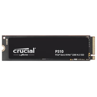 Crucial P310 SSD 1To PCIe Gen4 NVMe M.2 2280, Jusqu’à 7.100 Mo/s, Compatible avec Ordinateur Portable et de Bureau et Consoles de Jeux Portables, Disque Dur Interne - CT1000P310SSD801