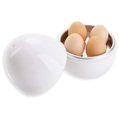 Cuit oeuf Micro Onde Cuiseur à oeufs Egg Boiler Cooker Microwave Rapide Cuit-œuf 4 oeufes pour cuisson au micro-ondes de cuiseur