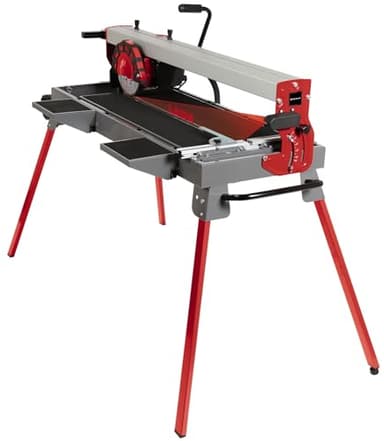 Einhell Coupe-carrelage radial TE-TC 920 UL (900 W, Longueur de coupe : 920 mm, Piètement repliable, Grand bac de récupération d'eau, Disque à tronçonner au diamant turbo, Laser)