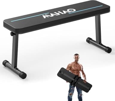 MAHAO Banc de Musculation banc d'entraînement Pliant pour l'entraînement du Corps Entier à La Maison,Banc de fitness multiusage d'entraînement à domicile Plat