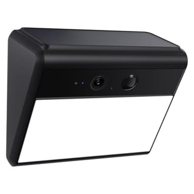 Woox Camera Exterieur Solaire avec éclairage Mural, 2K Caméra Surveillance WiF Exterieure sans Fil Batterie, éclairage Activation par Mouvement, avec Détection IA, Vision Nocturne en Couleur, IP65