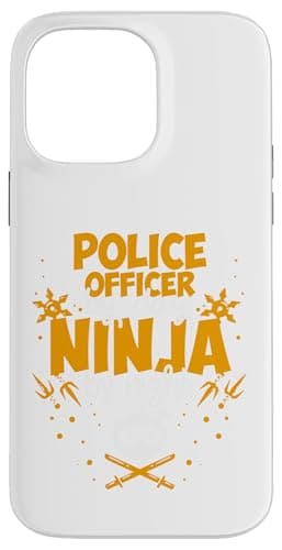 Police Officer by Day Ninja by Night - Meilleur Officier de Police Coque pour iPhone 14 Pro Max
