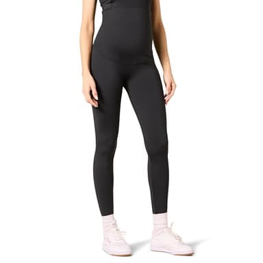 Amazon Essentials Legging de Maternité Pleine Longueur Coupe Sport Sculptante Pour Femme Enceinte Femme, Noir, L