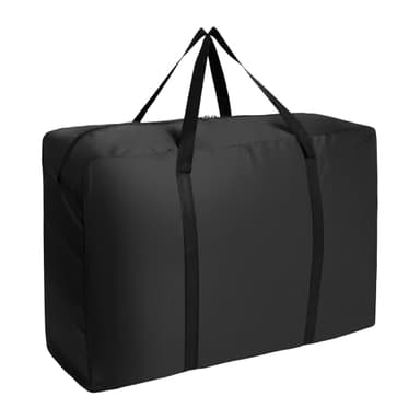 AiQInu Grand Sac de Rangement 87L, Rangement sous Lit Pliable Closet Organizer Sac de Rangement pour Couette Imperméable avec Poignées Renforcées pour Édredons Couvertures Oreillers Vestes