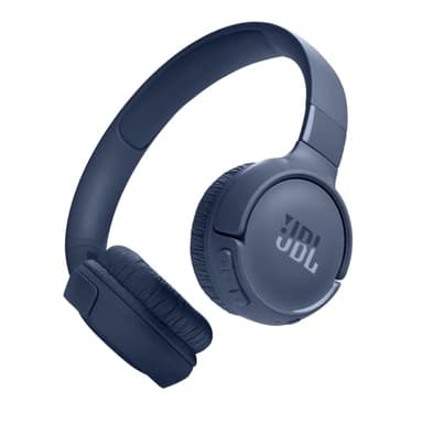 JBL Tune 520BT, casque audio sans fil, léger et confortable, Bluetooth 5.3, autonomie jusqu'à 57 h, charge rapide, son JBL Pure Bass, bleu