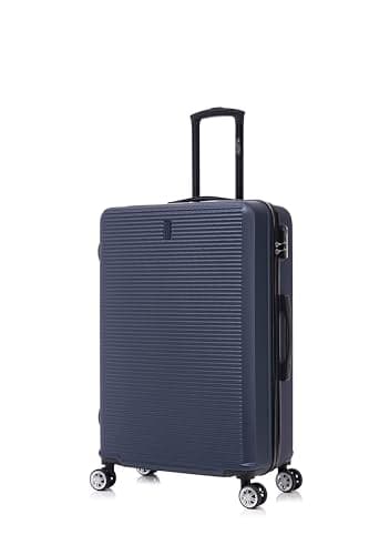 CELIMS - Grande Valise Soute 75 cm 23kg Rigide ABS Légère | Valise XL à roulettes 4 Roues 360° | Bagage Soute Avion 23kg | Valise Grande Taille Voyage | Bleu Marine
