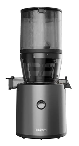 HUROM | Extracteur de jus |Extracteur à Jus de Fruits et Legumes | H320N | Presse à Froid | Moteur silencieux | Facile à nettoyer | Méga trémie intelligente | 2L | 200 Watt | Sans BPA | (Titan)
