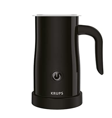 Krups XL1008 Mousseur a Lait Automatique Noir 2 Fonctions Grande capacité 500 W, 150 millilitres