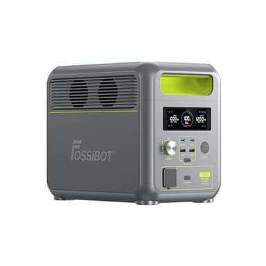FOSSiBOT F1200 Station électrique portable 1024Wh, Générateur Solaire avec 4 Prises Secteur de 1200W (Surtension de 2400W) pour en Extérieur Voyage, Camping avec un Véhicule de Loisirs