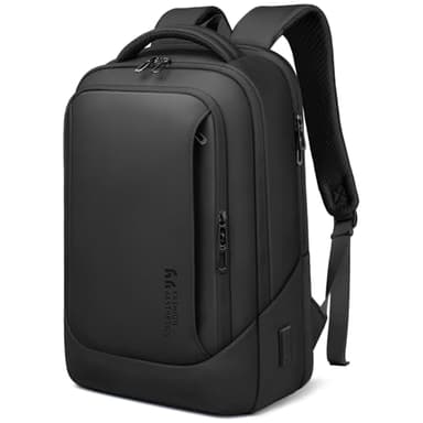 HEROIC KNIGHT Sac à dos Ordinateur Portable 15,6 Pouces Double Port USB Sac a dos Impermeable Léger Antivol Sac à dos homme Design Multifonction pour Travail Voyage Affaires Université - Noir