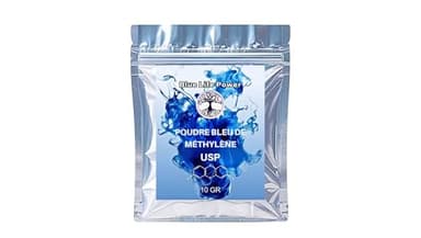 Bleu de méthylène - Poudre Bleu de Méthylène USP, Grade Pharmaceutique, 10 Grammes