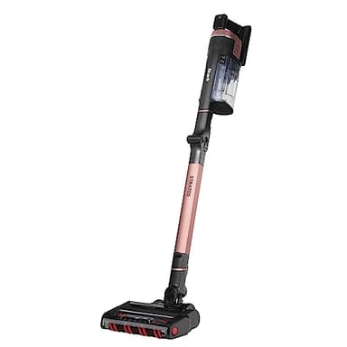 Shark Stratos Aspirateur Balai Sans Fil puissant, PowerFins Plus, Autonomie 60 Minutes, Anti-emmêlement des Cheveux & Aspiration CleanSense IQ, Rose Gold, IZ400EU