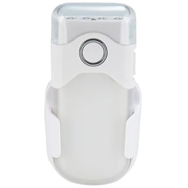 Alecto ATL-80 LED veilleuse avec capteur de lumière - lampe de poche de secours - s'allume automatiquement en cas de panne de courant - intensité lumineuse réglable - rechargeable - blanc