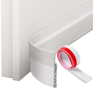 Oderra Bas de Porte Isolant, Boudin Porte Phonique 100 cm, Joint de Porte D'entrée, Stop à l'air Froid