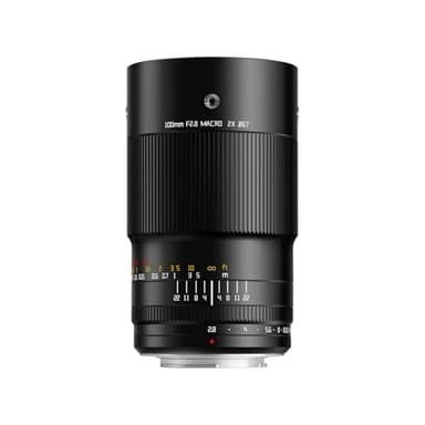 TTARTISAN Objectif 100mm F2.8 Macro 2X pour Canon EF Monture Objectif à Mise au Point Manuelle pour la Photographie Miniature